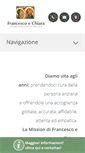 Mobile Screenshot of francescoechiara.it